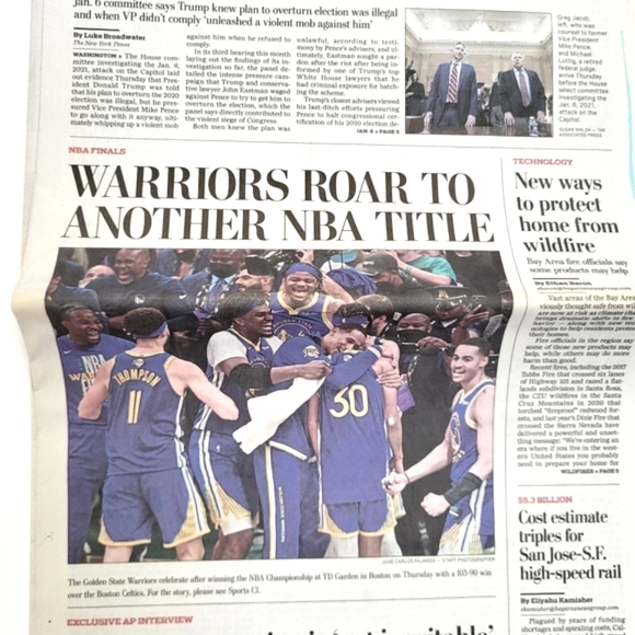 NBA History Newspaper - Picture 3 of 17